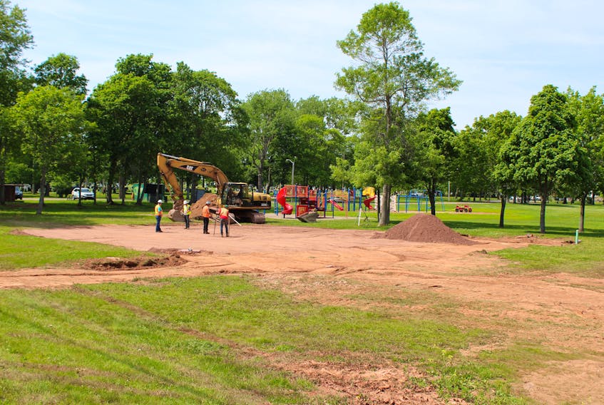 Construction of the new water features at Legere Park in Summerside is set to begin in earnest in the coming days.
