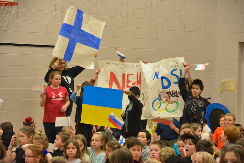 Staff and students at Parkside Elementary have been assigned countries to learn about and follow during the Pyeongchang Olympic Games, which opened on Friday.