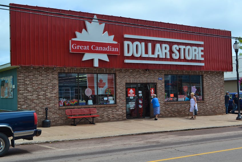 The Great Canadian Dollar Store in Alberton. Plans for a store in the neighbouring West Prince town of O’Leary are on hold while the franchise owner tries to secure suitable rental space.