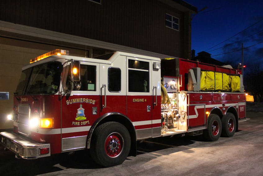 Summerside Fire Department Engine 4.