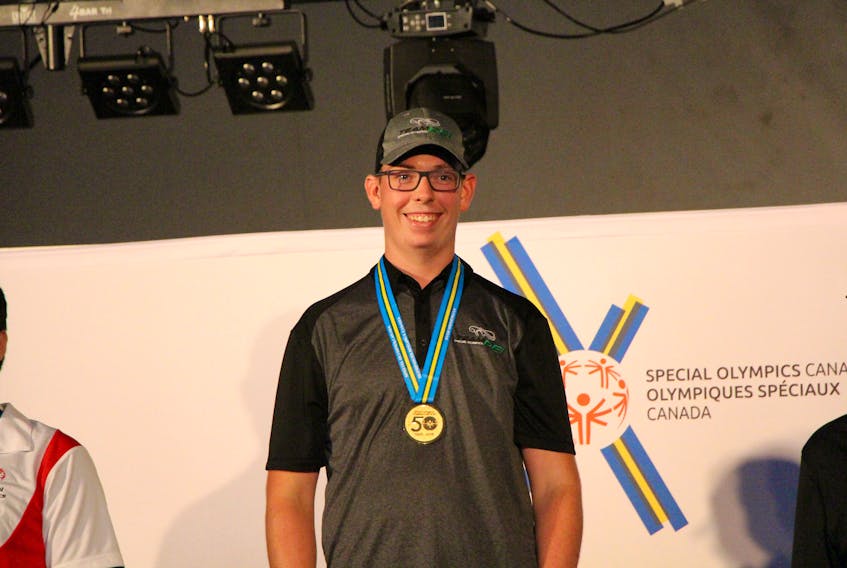 Roy Paynter of Kensington won two gold medals in swimming at the Special Olympics Canada 2018 Summer Games in Antigonish, N.S., on Wednesday. Special Olympics P.E.I. Photo