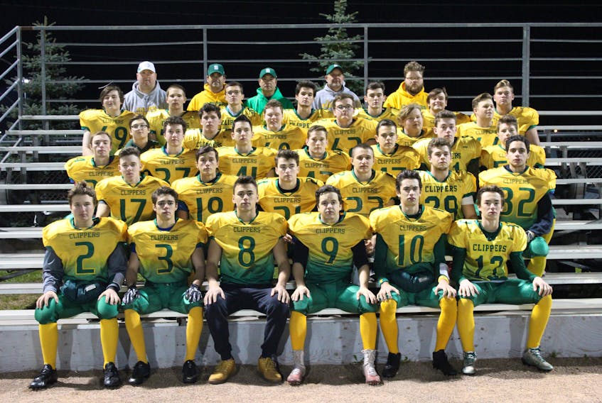 The Summerside Cooke Insurance Clippers will face the Cornwall Timberwolves in the Potato Bowl on Saturday. The Papa John’s P.E.I. Varsity Tackle Football League championship game is scheduled to start at 2:30 p.m. Submitted photo