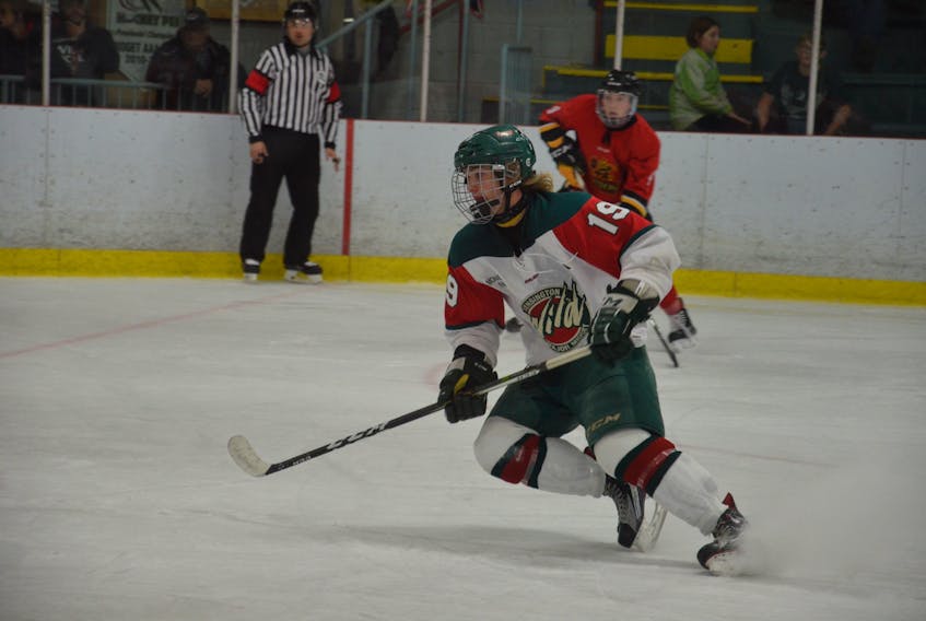 Forward Frank Fortin will return to the Kensington Monaghan Farms Wild lineup this weekend. The Wild is scheduled to play back-to-back games in the New Brunswick/P.E.I. Major Midget Hockey League.