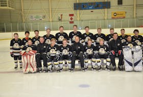 The Summerside Capitals are P.E.I.’s 2019 representatives. at the Quebec international peewee hockey tournament in Quebec City. Summerside opens tournament play Friday. Members of the Capitals are, front row, from left: George Gallant, Trent Smith (assistant coach), Ethan Dickson, Lincoln Waugh, Andrew Griffin (head coach), Carson Griffin, Andrew Thompson, Nick Heer (assistant coach) and Cole Echlin. Back row: Alex Gaudet, Brian Zhang, Grayson Arsenault, Griffin Ryan, Will Murphy, Emmalee McGuigan, Cam Schurman, Ashton Brown, Brewer Waugh, Josh Pridham and Cyrus Cormier.