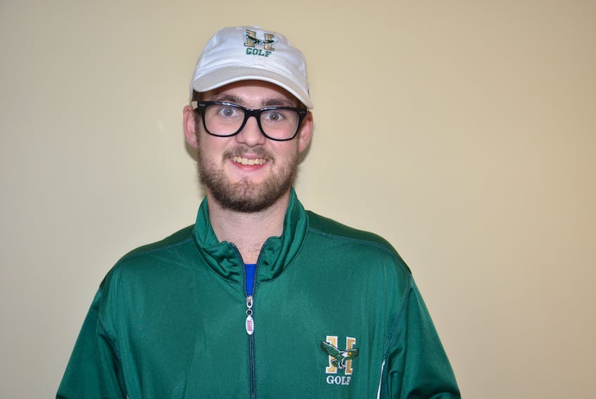 MacKenzie Clow of Husson University had a strong showing at the 44th annual Maine Intercollegiate Golf Association (MEIGA) championship.