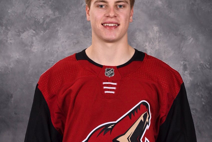 Jeremy McKenna will attend the Arizona Coyotes’ rookie camp in early September.