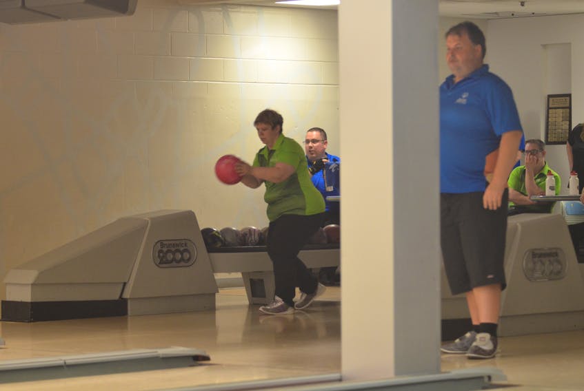 Jenna Smith of Ellerslie bowled three 100-plus games at the Special Olympics Canada 2018 bowling championships on Wednesday.