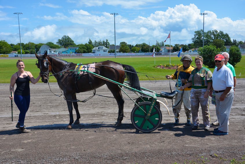 West River Cindy won the inaugural division of the Tyndall Semple Memorial Trot for three-year-olds at Red Shores at Summerside Raceway on Sunday afternoon. Kenny MacDonald drove West River Cindy to a 2:03.1 win in the $4,600 event in Race 3 for owner Haley Shepherd of Stratford.