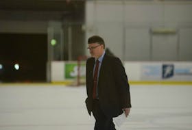 Bedeque native Gardiner MacDougall is head coach of the UNB men’s hockey team.