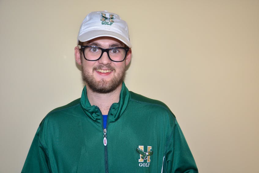 MacKenzie Clow of Summerside is in his second season with the Husson University Eagles’ golf team based in Bangor, Maine.