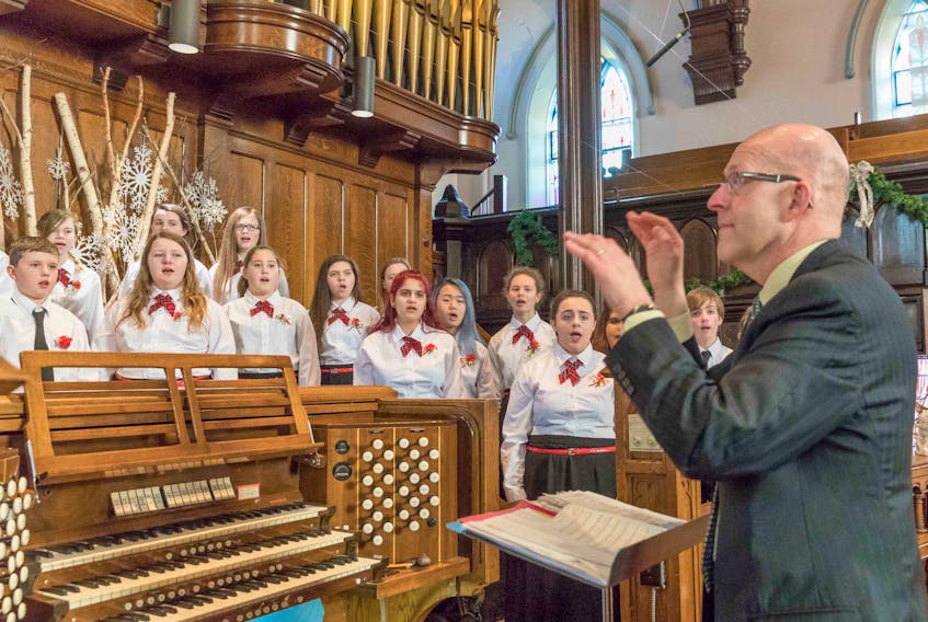 Confederation Centre Youth Chorus will take part in the annual concert, In Remembrance, this Saturday, November 11, at 7:30 p.m. at Trinity United Church. (Berni Wood photo)