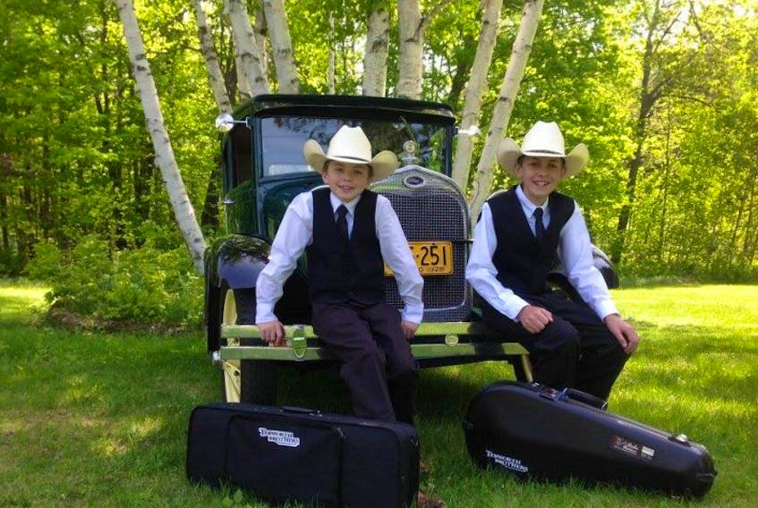 The Tebworth Brothers: Marshal, 12-years-old, and his brother Wyatt, 14 from Stirling, Ontario.  These young stars will perform every afternoon, Friday, Saturday and Sunday, July 14 to 16.