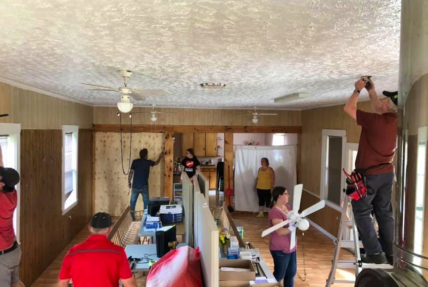 Residents of the Portapique area are involved in a project to renovate the old community hall as a way to rebuild their sense of community following last April's mass murders that began in the area.
