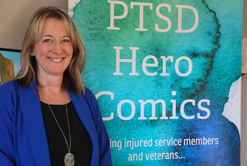 Dr. Belinda Seagram has launched PTSD Hero Comics — a project designed to help injured service members, veterans and first responders one comic book at a time. The registered psychologist says it's a way to tackle challenging subject matter in a visual and engaging manner.