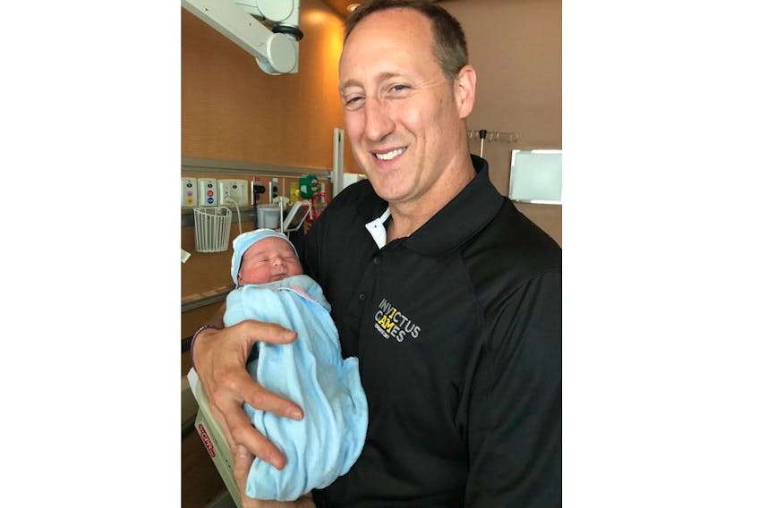 Peter MacKay announced the birth of his son Caledon Cyrus MacKay on Twitter.