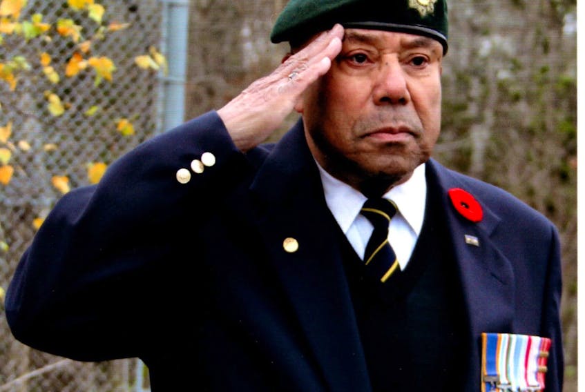 A proud African Nova Scotian, Sgt. Cy Clayton was ultimately promoted to the highest non-commissioned rank of Chief Warrant Officer (CWO). He was the first African Canadian appointed Regimental Sergeant Major (RSM) of a major Canadian base when Maj.-Gen. Bryan Stevenson assigned him to CFB Gagetown, N.B. He was inducted into the prestigious Order of Military Merit on Dec. 7, 1990, and became a legend in the Canadian Army due to the quality of his instruction, mentorship and leadership.