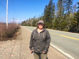 Christine Mills is a resident of Portapique. She woke up overnight Sunday/early Monday morning to the presence of police activity in the area.