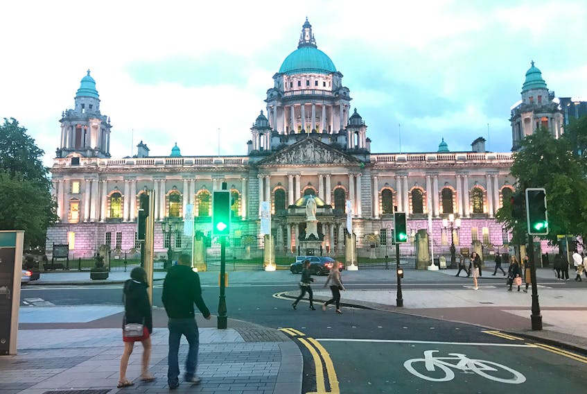 Belfast's City Hall is a polished and majestic celebration of Victorian-era pride built with industrial wealth. Rick Steves