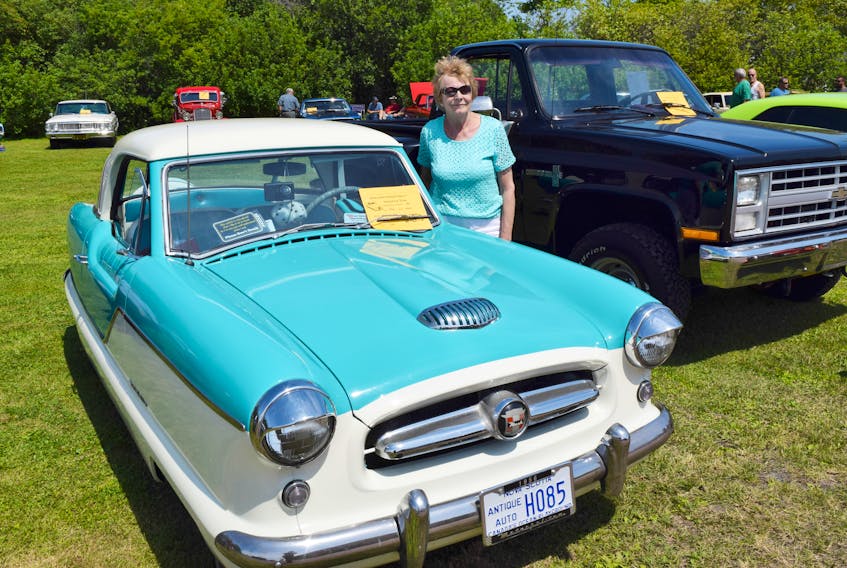 Sharon Delaney bought this 1956 Nash Metropolitan because it reminded her of one her aunt had when she was a teenager.