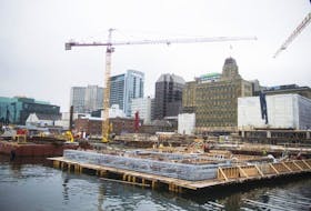 Construction continues on the Queen’s Marque development in downtown Halifax on Tuesday, May 1, 2018.