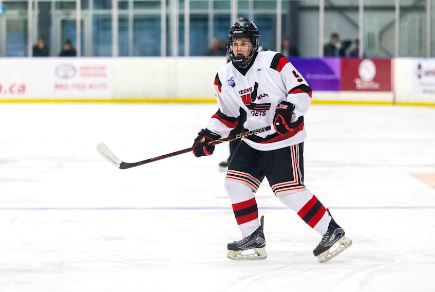 Defenceman Matthew Hunter is one of two territorial picks the Amherst CIBC Wood Gundy Ramblers are making in Saturday's MHL draft in Edmundston, N.B. The other is forward Jacob Melanson, who was selected 15th overall by the Quebec Remparts in the QMJHL entry draft.