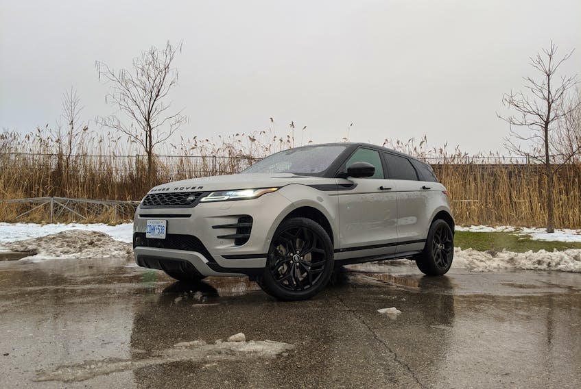 The 2020 Land Rover Range Rover Evoque R-Dynamic is powered by 2.0-litre, I-4, turbocharged engine that generates up to 296 horsepower and 295 lb.-ft. of torque. (Sabrina Giacomini)
