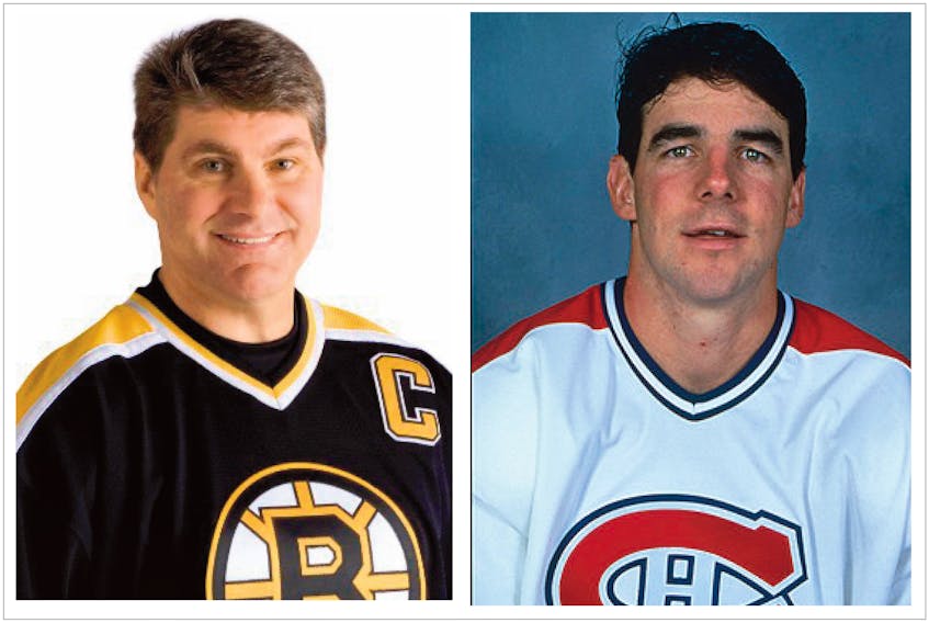 Former Boston Bruins captain Ray Bourque and John Leclair, who began his NHL career as a member of the Montreal Canadiens, are among the players scheduled to take to the ice for an oldtimers game between the Canadiens and Bruins Dec. 14 at Mile One Centre.
