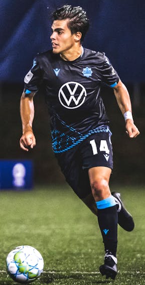 HFX Wanderers fullback Mateo Restrepo, who graduated in 2019 with a Bachelor of Science in biology from the University of California Santa Barbara, is spending the Canadian Premier League off-season studying and preparing for the medical college admission test. - HFX Wanderers