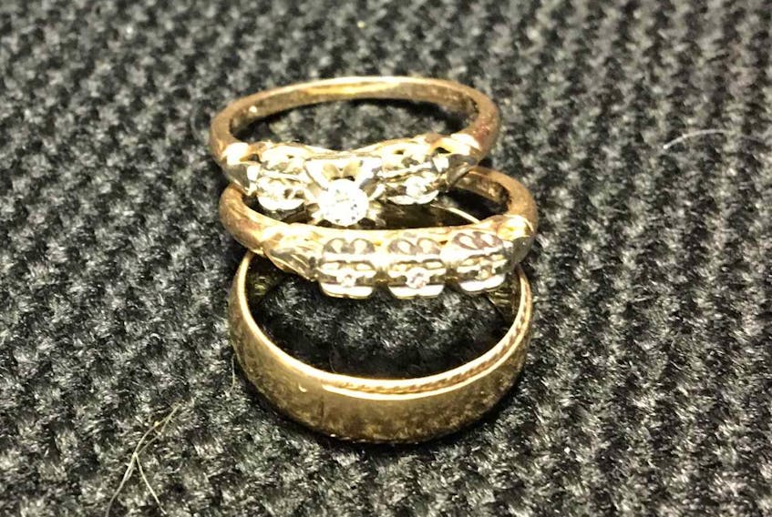 Terry MacIntosh of Sydney Mines attended the International Auction at Hotel North in North Sydney on Saturday with the hope of selling his late wife's wedding rings. In the end, MacIntosh decided to keep the rings after being told the company was only interested in the gold ring and not the others.