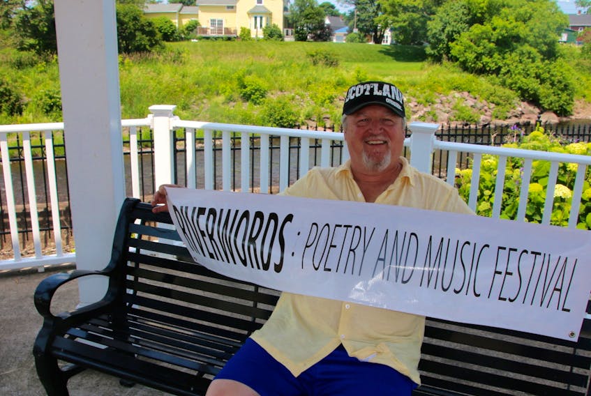 Chad Norman is encouraging people to come out to the eighth annual RiverWords festival at Riverfront Park Saturday evening. Several Nova Scotia poets and musicians will be on the stage.