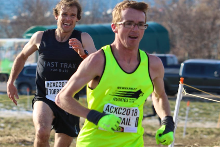 Leo Papail, a native of Lord's Cove, finished second in the Canadian National Cross-country Masters 8km on Saturday, Nov. 24.