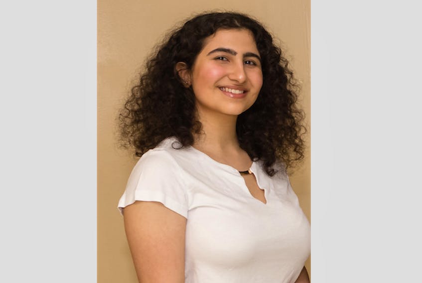 Rand Al-Shajairi is a Grade 11 student at John Burke High School in Grand Bank. She and her family emigrated to Canada from Iraq in 2013. - Carl Rose