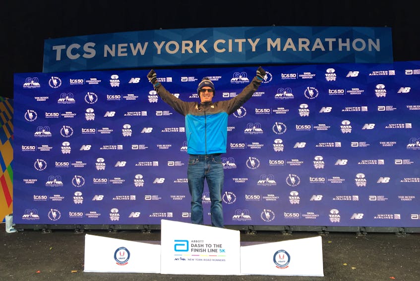Lord's Cove native Leo Papail finished the 2018 New York City Marathon in 246th place.