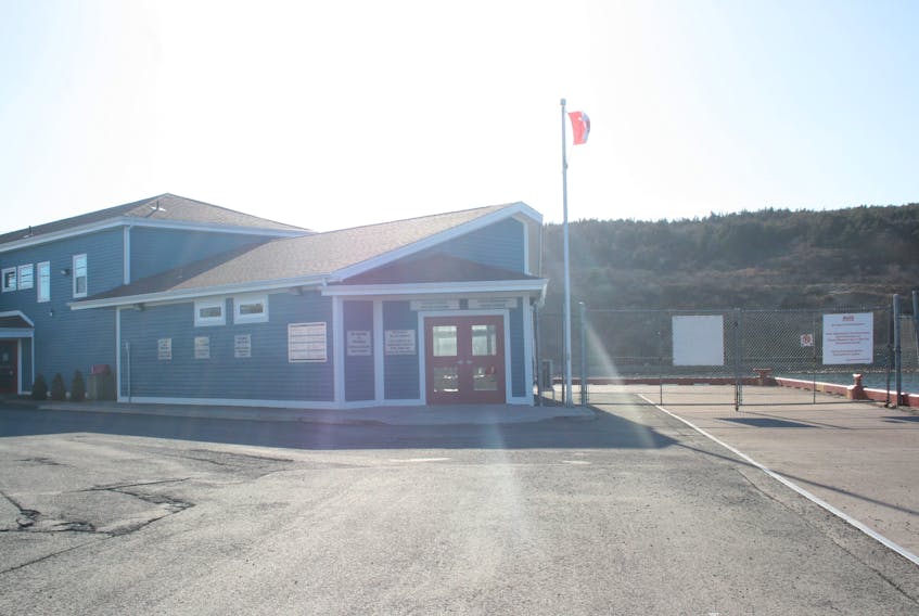 The Fortune Port Corporation continues to work to find a solution that will allow for the loading and offloading of vehicles on the new ferries for St. Pierre and Miquelon. Pictured is the Canada Border Services Agency building in Fortune.