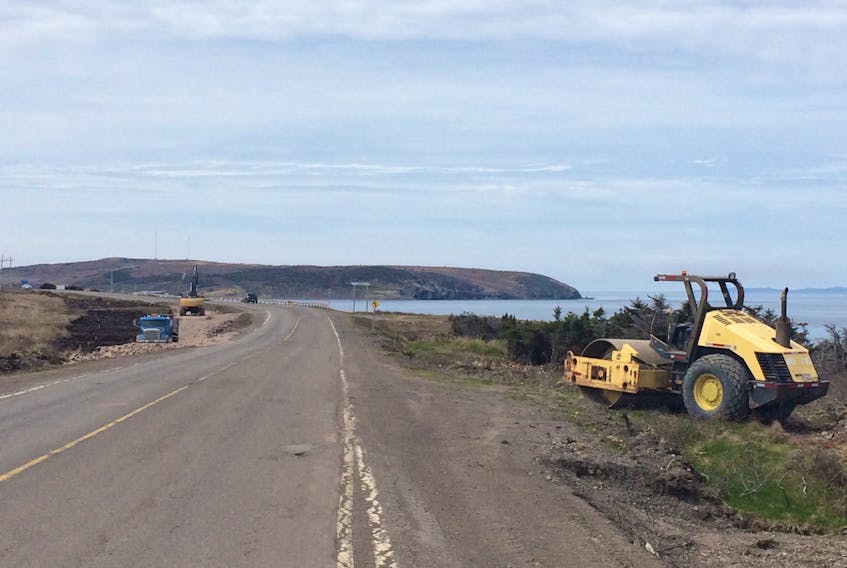 The Department of Transportation and Works has started a $2-million project to rehabilitate 4.6 kilometres of Route 220 between Grand Bank and Fortune. It will include realigning a section of the road away from a steep embankment that falls into the ocean.