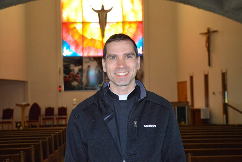 Father James Fleming, the Associate Priest Sacred Heart Parish-Marystown and St. Patrick Parish-Burin, was saddened by recent vandalism to a local statue.