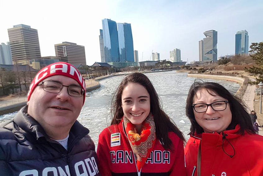 Jackie Osmond and her husband Jeff are in Pyeongchang, South Korea to cheer on their daughter Kaetlyn as she competes in her second winter Olympics. Facebook photo