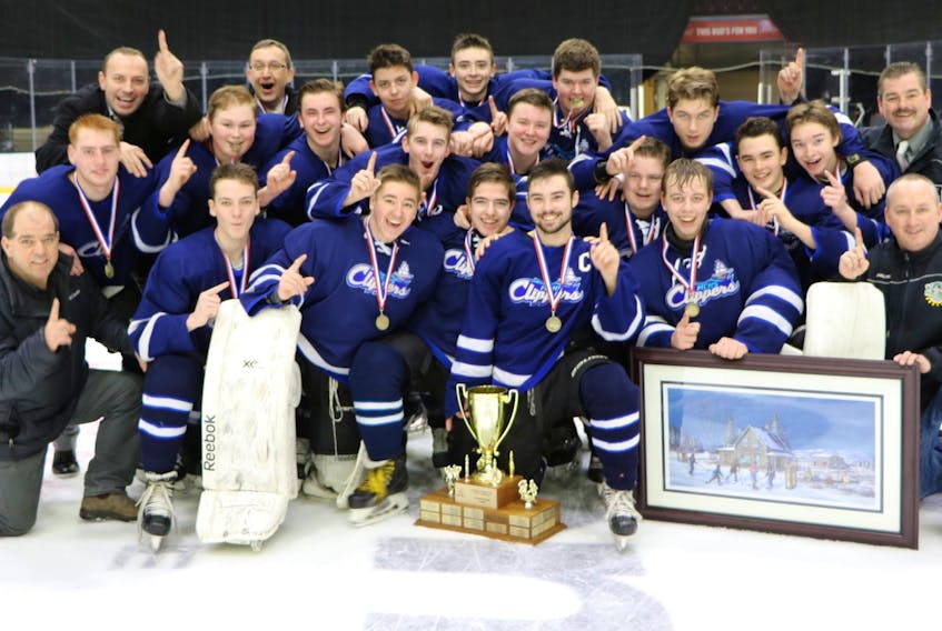 The MCHS Clippers are celebrating their Confederation Cup win. Submitted photo