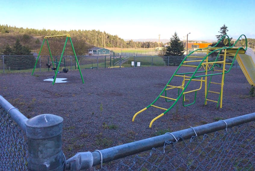 A sub-committee of Marystown council’s recreation committee is conducting a review of the playgrounds around the town. The playground at the Track and Field Complex is one of 10 in the community.