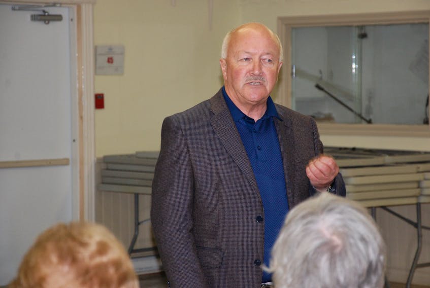 Bonavista-Burin-Trinity MP Churence Rogers heard the concerns of seniors during a town hall event at the Lions Club in Marystown. A similar event was held in Grand Bank.