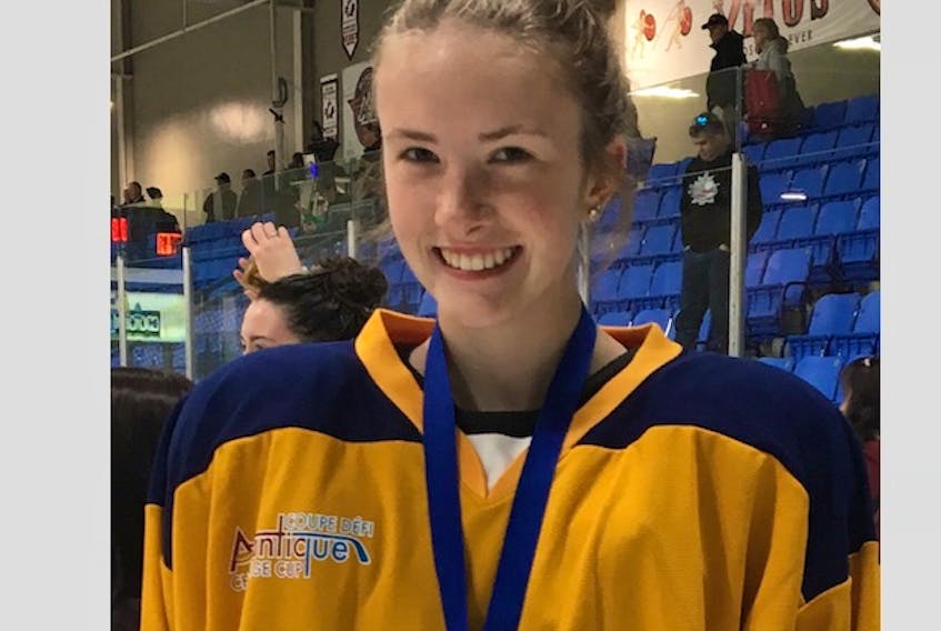 Katy Senior will be competing in her first Canada Games as a member of Team NL’s women’s hockey team.