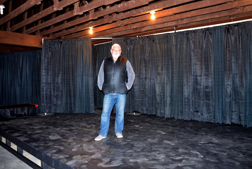 Levi Curtis, artistic director for the Grand Bank Regional Theatre, invited The Southern Gazette along to see the transformation inside the Bait Depot.