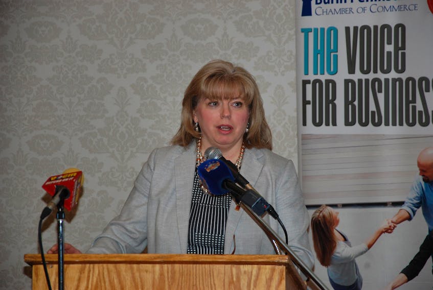Nancy Healey of the St. John’s Board of Trade was the guest speaker at the Burin Peninsula Chamber of Commerce AGM on Wednesday, Jan. 24.