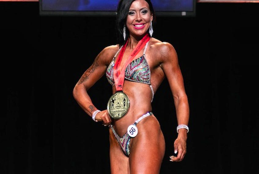 Chelsea Cumby recently competed in the Atlantic Classic Bodybuilding Competition—CONTRIBUTED PHOTO BY PAUL GIRVAN