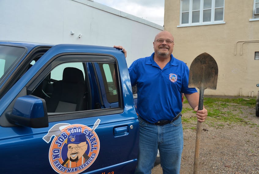 Ray Savage of Aylesford has reinvented himself as an entrepreneur, adding a handyman service to business coaching and consulting.