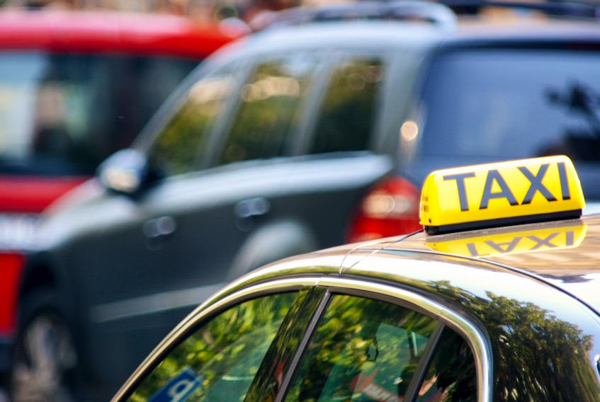 Stock photo of a taxi cab