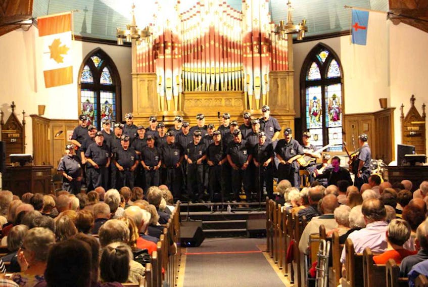 There was a full house for the Men of the Deeps concert held last month at the Central United Church in Lunenburg. The concert was a major fundraiser for the Rotary Club of Lunenburg.