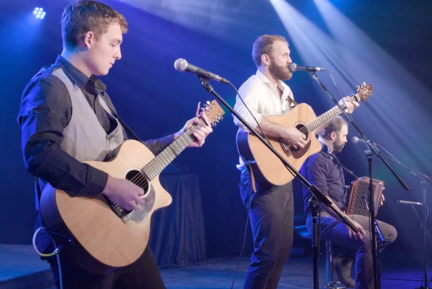 Rum Ragged performs at the 2021 MusicNL Awards show.