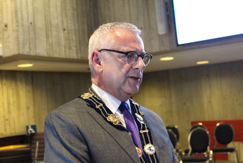 St. John’s Mayor Danny Breen said capital funds can go further with corporate and community partnerships, and said the city is developing stringent policies around sponsorships and advertising “so that we know what is acceptable for us and what’s not.”