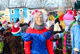 The 11th annual Mummers Parade, organized by the Mummers Festival, made its way through the Georgestown neighbourhood of St. John’s Saturday afternoon.